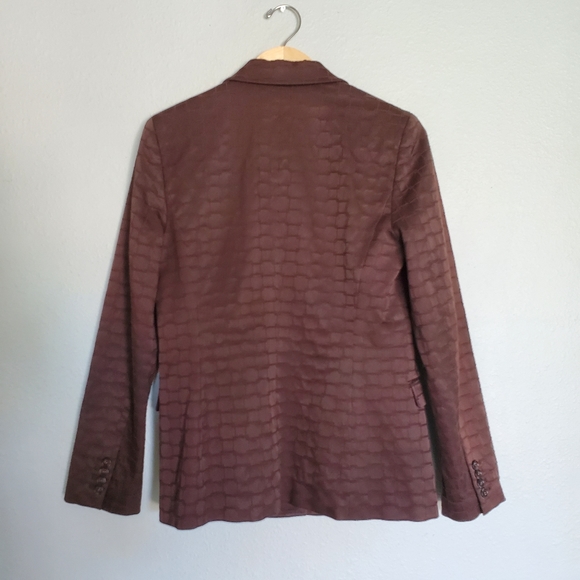 Elie Tahari Square Stitch Blazer Size 10 - Picture 7 of 10